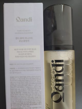 헤어플러스 콴디 아침세안제 폼클렌징 퓨어 어니스티 모닝클렌저 — 5점을 준 리뷰어가 2021년 4월 올린 사용 사진
