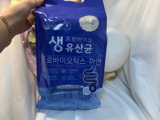 서울약사신협_프로바이오 생유산균 2.5g 160포 — 5점을 준 리뷰어가 2021년 7월 올린 사용 사진