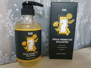 [바디홈즈] 골드 마유 샴푸 — 5점을 준 리뷰어가 2021년 1월 올린 사용 사진