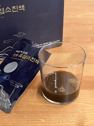광동생활건강 MF [광동] 바르게 만든 광동 흑염소 진액 70ml * 30포 1박스 — 5점을 준 리뷰어가 2024년 5월 올린 사용 사진