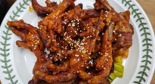 [닭집아들] 직화마라국물닭발 & 직화통뼈닭발 — 5점을 준 리뷰어가 2024년 3월 올린 사용 사진
