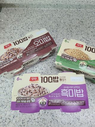 [구매평]양반 동원 양반 100밥 현미밥, 130g, 12개 — 4.5점을 준 리뷰어가 2025년 4월 올린 사용 사진