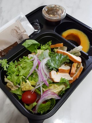 참살이도시락 작심삼일 샐러드도시락 3개 맛보기 새벽배송 또는 택배배송 — 5점을 준 리뷰어가 2021년 8월 올린 사용 사진