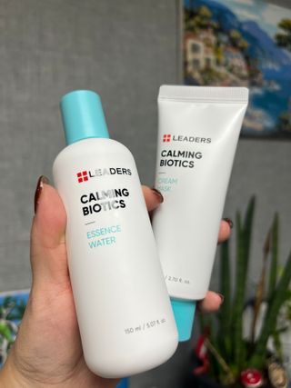 리더스코스메틱 리더스 카밍 바이오틱스 #1등 진정 기획세트 [에센스 워터150ml + 크림 마스크80ml] — 4.5점을 준 리뷰어가 2022년 9월 올린 사용 사진