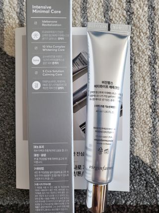 라이브용 [NEW_버진팜스 깨죽크림] 쓱- 바르면 잡티가 사라지는 광/톤/결 비타민크림 — 5점을 준 리뷰어가 2021년 10월 올린 사용 사진
