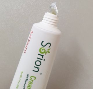 건선/아토/습진/민감성 피부 천연보습진정크림 소리온 크림 & 센시티브 크림 50g — 5점을 준 리뷰어가 2022년 1월 올린 사용 사진