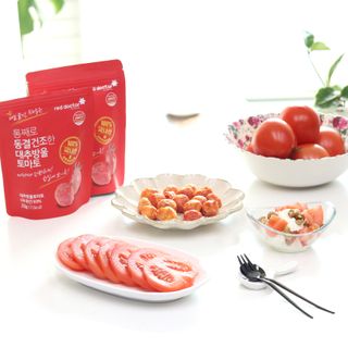 레드닥터 완숙토마토 + 통째로 동결건조한 대추방울토마토 — 5점을 준 리뷰어가 2022년 11월 올린 사용 사진