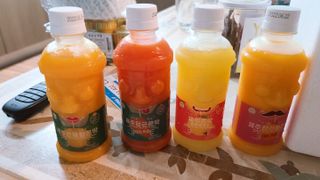 탐라원 제주의 맛, 몬딱주스 4종세트 - 한라봉몬딱주스, 천혜향몬딱주스, 청귤에이드, 당근몬딱주스 — 5점을 준 리뷰어가 2021년 8월 올린 사용 사진