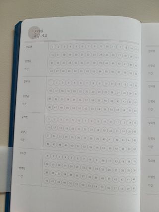 응원과 위로가 필요한 당신에게  리훈 하고싶은말 스터디 플래너 — 4.5점을 준 리뷰어가 2021년 3월 올린 사용 사진