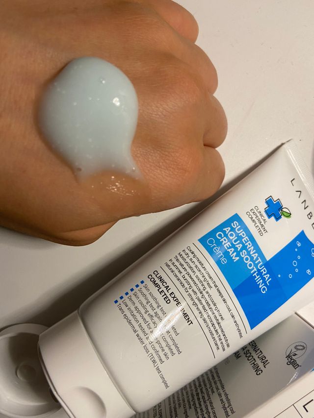 랑벨 수퍼내츄럴 아쿠아 수딩 크림 100ml 리뷰 사진