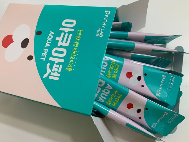 반려견용 액상 프리바이오틱스 아쿠아펫 리뷰 사진