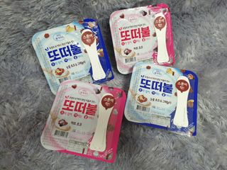 남양유업 또깍 접어 떠먹는 불가리스 2종 — 5점을 준 리뷰어가 2021년 1월 올린 사용 사진