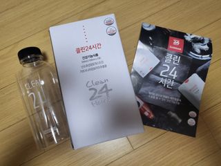 클린24시간 1BOX(5포) + 전용보틀(500ml) — 4.5점을 준 리뷰어가 2022년 7월 올린 사용 사진