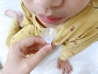 케이퓨리 아나파코 코로나 타액 자가 진단키트 1회분 3개 — 5점을 준 리뷰어가 2023년 4월 올린 사용 사진