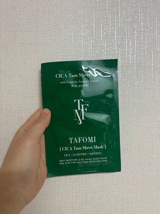 타포미 시카 탐 시트 마스크 27ml — 4점을 준 리뷰어가 2023년 2월 올린 사용 사진