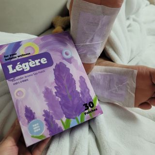 [레제르] 아로마 수액패치 발패치 30매입 -라벤더향/유칼립투스향/대나무향 — 5점을 준 리뷰어가 2022년 2월 올린 사용 사진