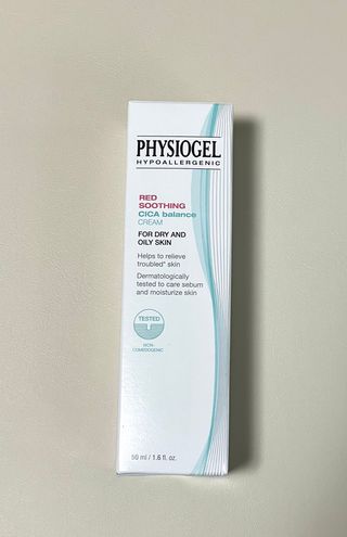 피지오겔 레드수딩 시카밸런스 크림 50ml — 4.5점을 준 리뷰어가 2022년 4월 올린 사용 사진