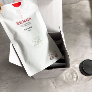 클린24시간 1BOX(5포) + 전용보틀(500ml) — 5점을 준 리뷰어가 2023년 6월 올린 사용 사진