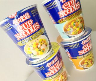 NISSIN 닛신 컵누들  4종 - 씨푸드오리지날, 씨푸드 스파이시, 씨푸드 커리, 씨푸드 XO소스 — 5점을 준 리뷰어가 2021년 11월 올린 사용 사진