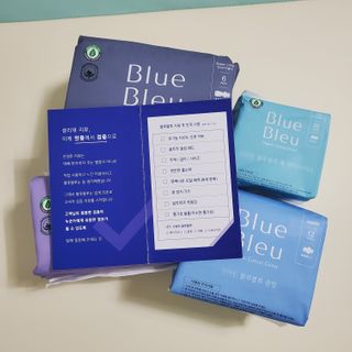 블루블루 유기농 순면 커버 생리대 — 5점을 준 리뷰어가 2021년 2월 올린 사용 사진