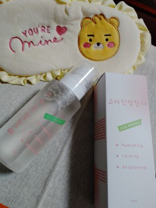 [시카앰플] 묘오한 고마진정할때 진정 스프레이 앰플 150ml — 3점을 준 리뷰어가 2021년 3월 올린 사용 사진