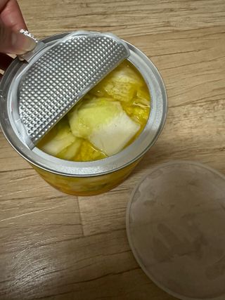 셰프애찬 단호박 백김치 1kg — 5점을 준 리뷰어가 2022년 10월 올린 사용 사진