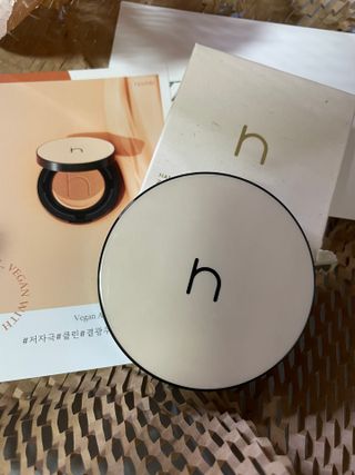 하멜 비건 아쿠아 글로우 제로핏 쿠션 — 4.5점을 준 리뷰어가 2022년 8월 올린 사용 사진