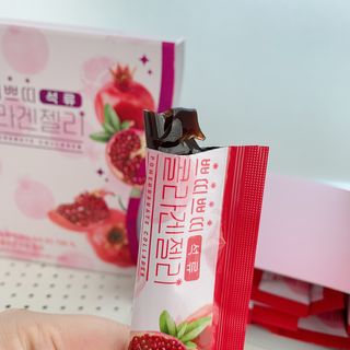 헬스업_쁘띠쁘띠석류콜라겐젤리_20g x 14포 — 5점을 준 리뷰어가 2021년 1월 올린 사용 사진
