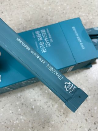 클린24시간 슬림앤유산균 1박스 (3.5g X 15포) — 5점을 준 리뷰어가 2023년 1월 올린 사용 사진