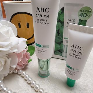 [AHC] 세이프온 에센스 선크림 올리브영 스페셜 증정 기획세트 — 5점을 준 리뷰어가 2022년 6월 올린 사용 사진