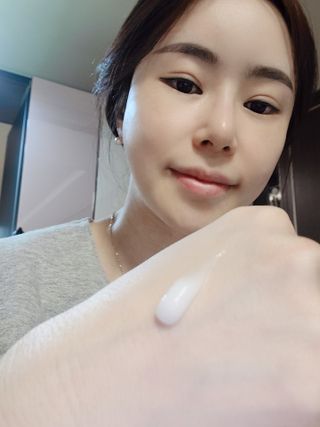 리더스코스메틱 리더스 카밍 바이오틱스 크림 마스크 — 5점을 준 리뷰어가 2021년 3월 올린 사용 사진