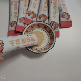 아이비웰니스 빵순이 효소 키위맛 7포 + 석류맛 7포 (총 14포, 2주분) — 4점을 준 리뷰어가 2022년 10월 올린 사용 사진