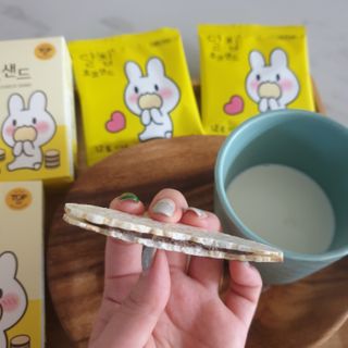 네이처오다 달칩 초코샌드 — 5점을 준 리뷰어가 2021년 1월 올린 사용 사진