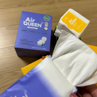 에어퀸 뉴브레스 유기농 생리대 4종 (팬티라이너 20P + 중형 10P + 대형 10P + 오버나이트 8P)_체험단 2차 — 4.5점을 준 리뷰어가 2024년 11월 올린 사용 사진