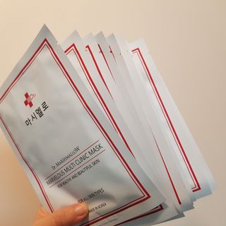 닥터마시멜로 마블러스 멀티 클리닉 마스크 — 5점을 준 리뷰어가 2021년 4월 올린 사용 사진