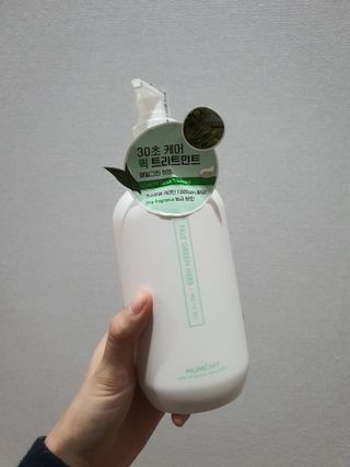 멈칫(MUMCHIT) 멈칫 단백질 퀵트리트먼트 — 5점을 준 리뷰어가 2021년 12월 올린 사용 사진