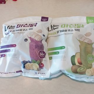 수플먼트 나는 마신닭!! 닭가슴살 주스키트, 먹기 힘들었던 닭가슴살 이제는 마시자 — 5점을 준 리뷰어가 2023년 3월 올린 사용 사진