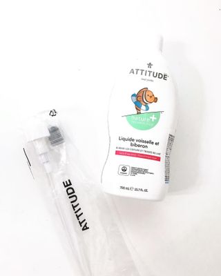 에티튜드 천연 젖병세정제 무향 700ml 1종 주방세제 EWG올그린 순한 비건 세제 — 5점을 준 리뷰어가 2022년 8월 올린 사용 사진