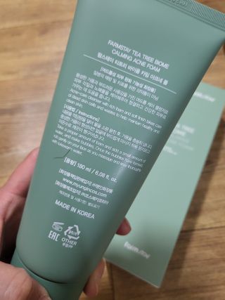 팜스테이 티트리 바이옴 카밍 아크네 폼 — 5점을 준 리뷰어가 2022년 4월 올린 사용 사진