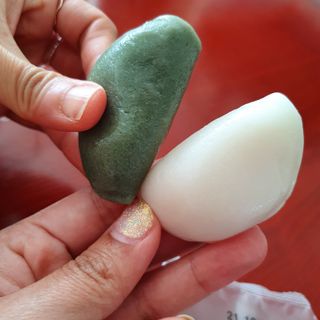 종로복떡방 레트로 3총사 바람떡 세트 — 5점을 준 리뷰어가 2021년 5월 올린 사용 사진