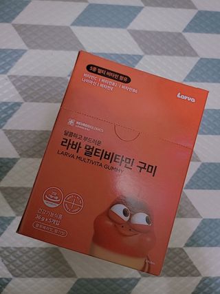 [푸름웰니스] 라바 멀티비타민 구미 36g — 5점을 준 리뷰어가 2021년 12월 올린 사용 사진