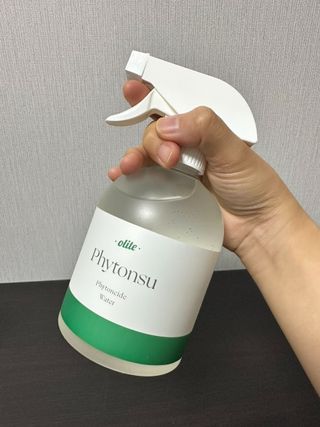 올라잍 편목수 피톤치드 스프레이 — 4.5점을 준 리뷰어가 2022년 10월 올린 사용 사진