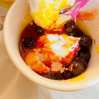 [복음자리] 바리스타 패키지 2종 랜덤발송 (딸기스무디 스틱+샤인머스캣에이드 or 망고스무디+자몽에이드) — 3점을 준 리뷰어가 2022년 7월 올린 사용 사진