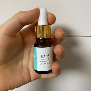 랑팡 EGF+FGF 10ppm 리포좀 앰플 원액 10ml — 3점을 준 리뷰어가 2021년 9월 올린 사용 사진