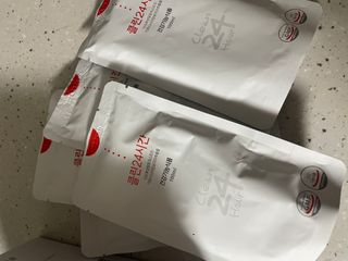 클린24시간 1BOX(5포) + 전용보틀(500ml) — 5점을 준 리뷰어가 2022년 11월 올린 사용 사진