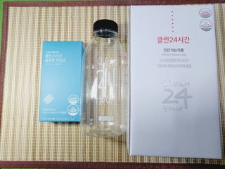 클린24시간 1BOX(5포) + 전용보틀(500ml) — 5점을 준 리뷰어가 2023년 6월 올린 사용 사진