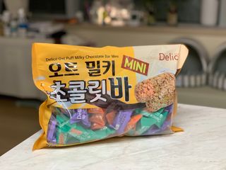 델리스 오트 밀키 초콜릿 바 — 4.5점을 준 리뷰어가 2023년 1월 올린 사용 사진