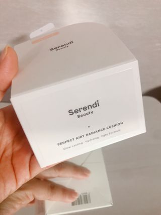 세렌디뷰티 퍼펙트 에어리 래디언스 쿠션 — 4점을 준 리뷰어가 2022년 1월 올린 사용 사진