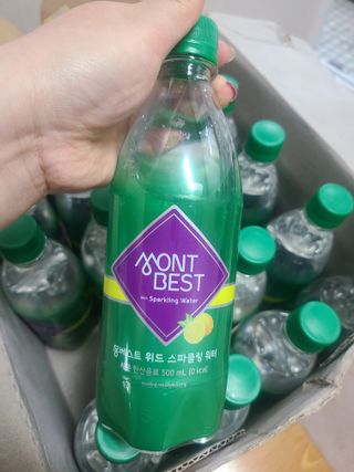 몽베스트 Montbest with Sparkling water Lemon OR Lime 20병(랜덤) — 5점을 준 리뷰어가 2022년 5월 올린 사용 사진