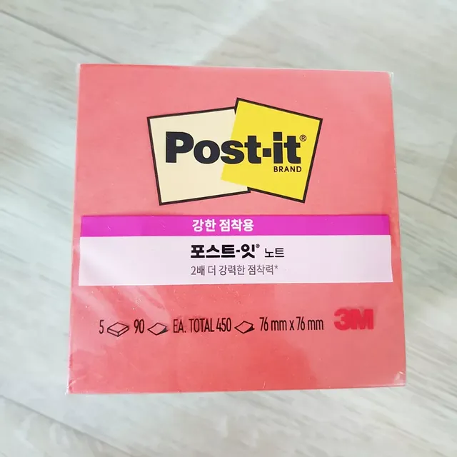 NEW 포스트-잇® 노트 컬러팩 컬렉션 리뷰 사진